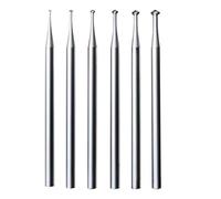 Elantoexis 6Pcs 90º Burr Set - 3/32Inch Shank Jewelry Making Setting Burs for Lapidary 008-023 Easy Install Easy to Use