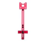 Elantoexis Milling Groove Bracket for Trimming Machine Carpentry Circle Cutting Guide Board Tools A Aluminum Alloy 1 PCS