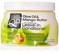 ELASTA QP Olive & Mango Butter Leave In Conditioner 15oz, 15 Oz (597150)