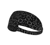 Elastic Abstract Science Chemistry Print Exercise Headband - Sports Headbands, Perfect for Running, Cycling, Yoga, and More