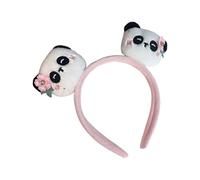 Elastic Animal Print Headband With Practical Embroidery Cartoon Hairband Suitable For Multiple Occasion And Hairstyles Panda Themed Hair Accessory For Girls