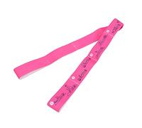Elastic Band, Exercise Resistance Band Lift Proper Shoulders Exercise Bands for Yoga Loop Latin for Men for Working Out Legs for Women(Rose red body belt (90cm length))