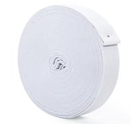 Elastic Band for Sewing, 1 Inch 11 Yard High Elasticity Knit Spool Sewing Band for Dressmaking, Wig Band, Trouser, Headbands & DIY Craft (White)