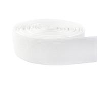 Elastic Band for Sewing 5/10/20M 10-50mm Black White Nylon Elastic Bands Underwear Bra Rubber Band Spring Webbing Lace Pants Belt Garment Sew Accessory(EB226-White,20Meters,10mm)