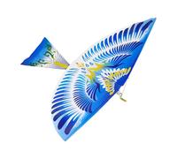 Elastic Band Powered Outside Toys,47x34.5cm Outdoor Flying Bird Glider, Rubber Band Flapping Model,Educational Airplane Assembly Kit,for Playground Fun Outdoor Activity Setup Learning