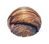 Elastic Band Waterproof Shower Cap, Double Layers Reusable Shower Cap for Women, Sea Beach Sunset