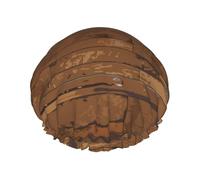 Elastic Band Waterproof Shower Cap, Double Layers Reusable Shower Cap for Women, Wooden Texture Retro Vintage
