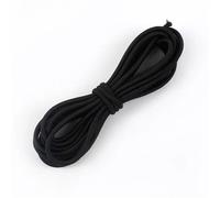 Elastic Bands 4mm Rubber Rope Hair Band Multicolor 5/10/20 meters 1/2/4 Pcs(Black,5Meters)
