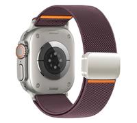 Elastic Bands for Apple Watch Ultra/2 Strap 49mm 46mm 45mm 44mm 42mm 41mm 40mm 38mm Men/Women, Nylon Sports Magnetic Adjustable Replacement Band Strap for iWatch Series 10 9 8 7 6 5 4 3 SE/2, 02