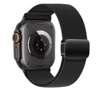 Elastic Bands for Apple Watch Ultra/2 Strap 49mm 46mm 45mm 44mm 42mm 41mm 40mm 38mm Men/Women, Nylon Sports Magnetic Adjustable Replacement Band Strap for iWatch Series 10 9 8 7 6 5 4 3 SE/2, 09