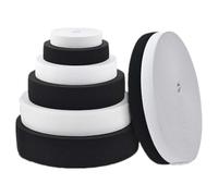 Elastic Bands for Sewing 4Meter/8Meter 15mm/20mm/25mm/30mm/35mm/40mm/45mm/50mm White Black Nylon High Elastic Bands Garment Sewing Accessories(Black,8 METER_45MM)