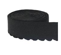 Elastic Bands for Sewing 5M 10-50mm Nylon Elastic Bands Bra Underwear Rubber Tape Webbing Pants Clothes Stretch Strap Band DIY Sewing Accessories(Black,5METERS_10MM)