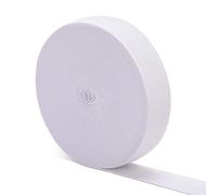 Elastic Bands for Sewing White 1 Inch 12 Yard High Elasticity Knit Spool Sewing Band for Waistbands Pants Clothes and Crafts DIY, Airisoer