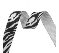 Elastic Bands for Sewing, Zebra Stripe Fold Over Elastic 5/8 inch 2-10 Yards(10 Yards)