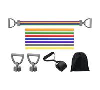 Elastic Bands for Training, Fitness Resistance Bands with Seven Doors, Multifunctional Strength Rope, Portable Home Abdominal Legs