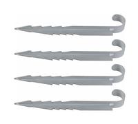 Elastic Bed Stakes | Metal Trampoline Ground Anchors | Winter Fixation Anchors Outdoor Anchoring Tools for Stability & Safety