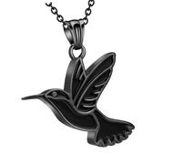 Elastic Bird Embossed Necklace for Precious Pets Cremation Ashes Pet Ashes Owner Charm for Birds Safety Compartment