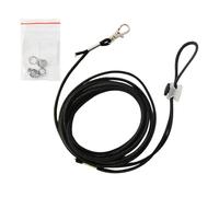 Elastic Bird Leash 3Meter Long Adjustable Parrot Flight Rope Escape Proof Bird Leash With 6# Ankle Rings For Outdoor