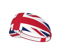 Elastic British flag Print Exercise Headband - Sports Headbands, Perfect for Running, Cycling, Yoga, and More