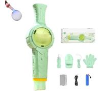 Elastic Bubble Fog Wand,Colorful Smoke Bubble Machine,Adjustable Bubble Size,Magic Bubble Machine with Music & Gloves,Bubble Machine Elastic Bubble,Interactive Fog Bubble Machines for Party,Wedding
