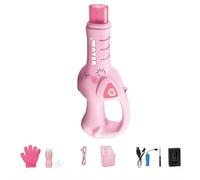 Elastic Bubble Fog Wand, Magic Smoke with 10 Packets of Concentrated Bubble Solution & English Instruction Manual, Portable Interactive Mist Bubble Machines for Parties (D)