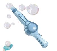 Elastic Bubble Fog Wand, Smoke Bubble Machine, Bubbles Machine for Kids, with Colorful Elastics Bubbles & Smoke Effect, Portable & Safe Design for Parties, Outdoor Fun (Blue)