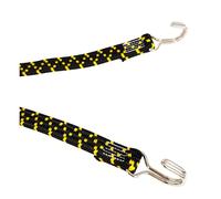 Elastic Bungee Cord with Steel Hooks, 50cm, 120% Stretch, Ideal for Travel, Moving, Camping, Storage. Black.