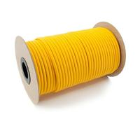 ELASTIC BUNGEE ROPE SHOCK CORD TIE DOWN WHITE BLACK VARIOUS LENGTH / THICKNESS 4mm 5mm 6mm 8mm 10mm 12mm Red Green Blue Black White (6mm, Yellow, 1)