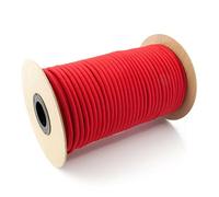 ELASTIC BUNGEE ROPE SHOCK CORD TIE DOWN WHITE BLACK VARIOUS LENGTH / THICKNESS 4mm 5mm 6mm 8mm 10mm 12mm Red Green Blue Black White (8mm, Red, 1)