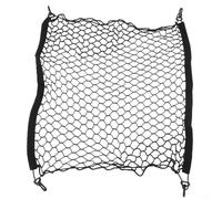 Elastic Car Boot Cargo High-Quality Manufactured for Suv | Truck Sedan with 4 Hooks, Fit for Vehicles with 4 Loops, Nylon Floor Trunk Netting 70x70cm