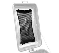 Elastic Cargo Net for Hard Motorcycle Pannier Lids - Premium Organizer for Small Gear & Accessories (Size M) Fits BMW R1200 GS/GSA, R1250 GS/GSA, F800 GS/F850 GS/GSA