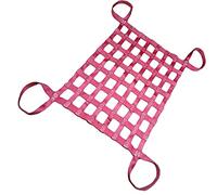 Elastic Cargo Net - Thicken Polyester Hanging Net, Safety Lifting Straps for Industry and Logistics, Heavy Duty Material Handling Net