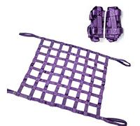 Elastic Cargo Netting Flat Polyester Lifting Nets, Cargo Lifting Net, Pallet Cargo Net, Industrial Loading and Unloading Tool Lifting Net, Marine Loading and Unloading Nylon Rope(Size:1.5x1.5M/Mesh