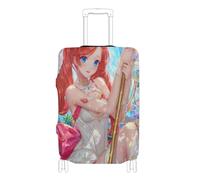 Elastic carry on luggage cover protector Anti Scratch elastic suitcase covers luggage protection Fit 18-32 Inch Luggage, shining magic anime girl, M 22-24 in