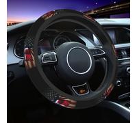 Elastic Cars Accessory America And Norway Norwegian Flag Scratch Inner Ring Wheels Cover Universal Car Steering Wheel Protector For Cars, Suv, Auto