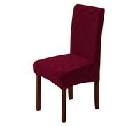 Elastic Chair Covers for Kitchen Dining Chairs - Stretchable Set of 4/6/8 Protect & Decorate Dining Room Furniture Easy to Clean Stylish Slipcovers for Kitchen & Dining Room