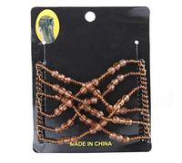 Elastic Combs, Bead Hair Comb Magic Elastic Hair Clip Stretchy Hair Comb Double Clip for Women, Women Hair Accessories(2#)