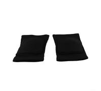 Elastic Compression Knee Pads Pair with Thick Sponge Padding Providing Comfort and Support for Sports and Outdoor Activities (M black)