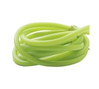 Elastic Cord 2 Meters Latex Hollow Rubber Tube, Elastic Cord for Fishing Float Rigs, Binding Rope 1pc(Green,2 * 4MM)