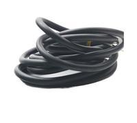 Elastic Cord 2 Meters Latex Hollow Rubber Tube, Elastic Cord for Fishing Float Rigs, Binding Rope 1pc(Black,3 * 6MM)