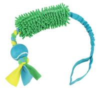 Elastic cord dog toy to pull with tennis ball Trixie