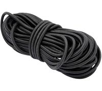 Elastic Cord | For Bracelet Making, Jewellery String & Beading | High Strength Round Elasticated Cord | Masks | Hat Elastic | 2mm 5 metres Black | Supplied By The Bead Shop - A UK Brand
