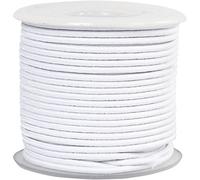 Elastic Cord, thickness 2 mm, white, 25 m