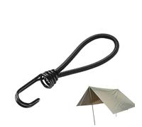 Elastic Cords with Hook, Small Elastic Cords, Short Straps for Tent with Hook - Lightweight Tarpaulin Rope for Travel, Hiking, Climbing, Portable Elastic Cord for S