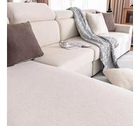 Elastic Corduroy Sofa Slipcover NonSlip & DustProof MultiPurpose Couch Protector for Seat & Back Cushions Stretch Furniture Cover Easy Care