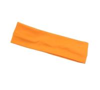 Elastic Cotton HairBand Fashion Headbands for Women Men Solid Running Fitness Yoga Hair Bands Stretch Makeup Hair Accessories(Orange)