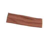 Elastic Cotton HairBand Fashion Headbands for Women Men Solid Running Fitness Yoga Hair Bands Stretch Makeup Hair Accessories(Coffee)