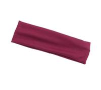 Elastic Cotton HairBand Fashion Headbands for Women Men Solid Running Fitness Yoga Hair Bands Stretch Makeup Hair Accessories(MAROON)