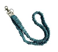 Elastic Cotton Lanyard for Name Badge Card Holder Elastic Neck for Key Phone Identity Card Badge Stretchy Scrunchie for Badges
