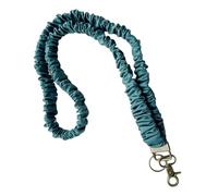 Elastic Cotton Lanyard for Name Badge Card Holder Elastic Neck Lanyard for Holder Phone Identity Card Badge Stretchy Scrunchie Badges